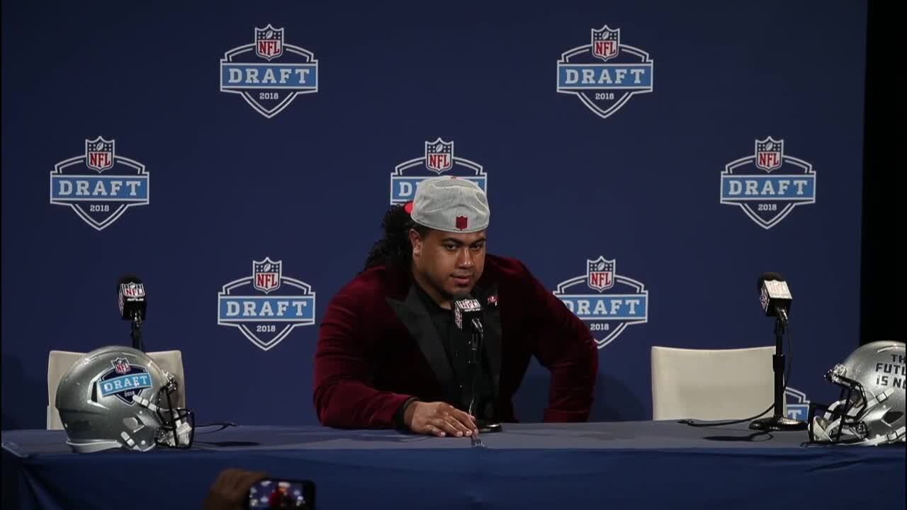 The Buccaneers haven't won a playoff game in more than a decade. Vita Vea thinks he can change that. 