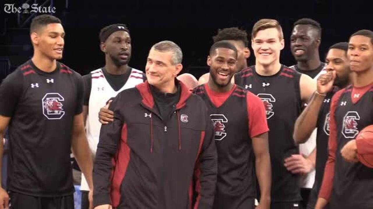 Carolina Band plays Happy Birthday for Frank Martin in New York