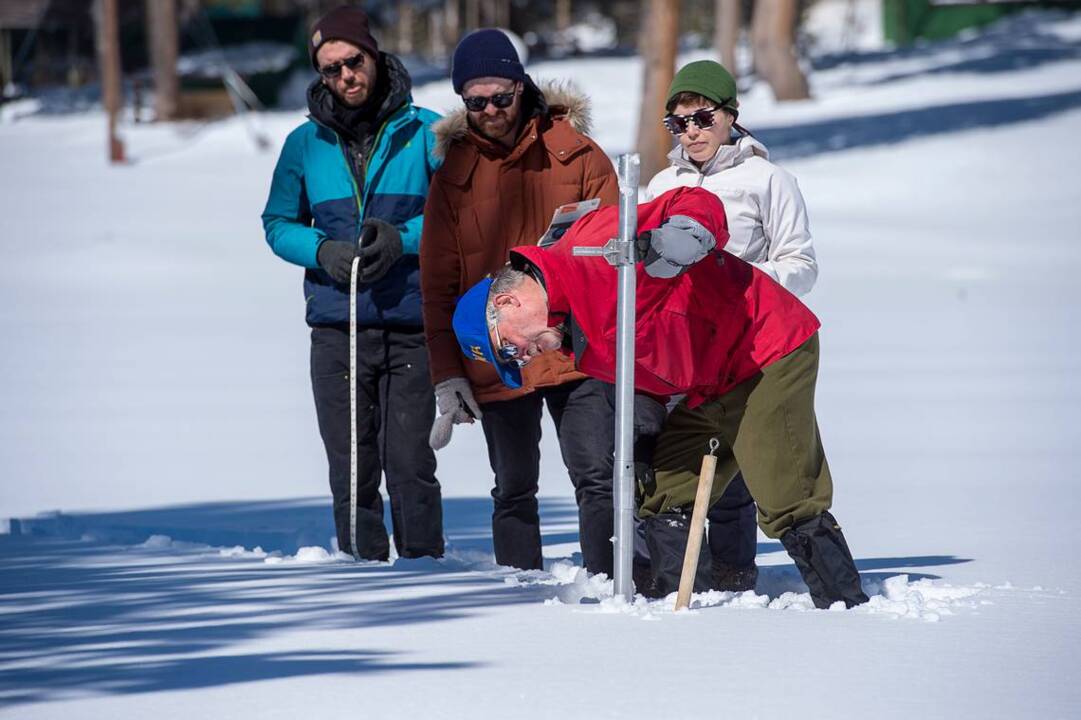 Watch official conduct post-storm snow survey – and get much better results