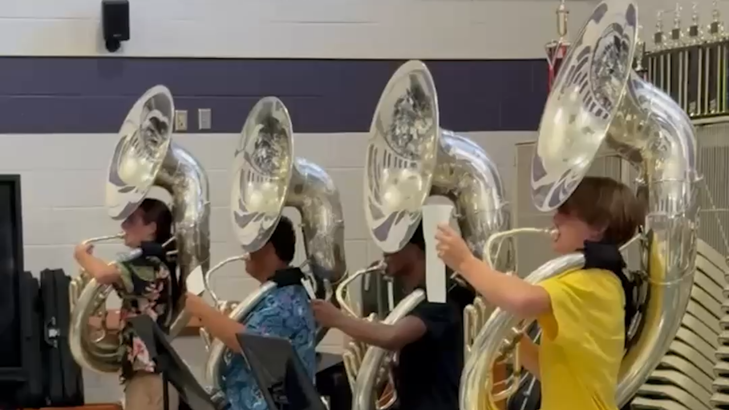 Band camp at Northwestern High School in Rock Hill SC