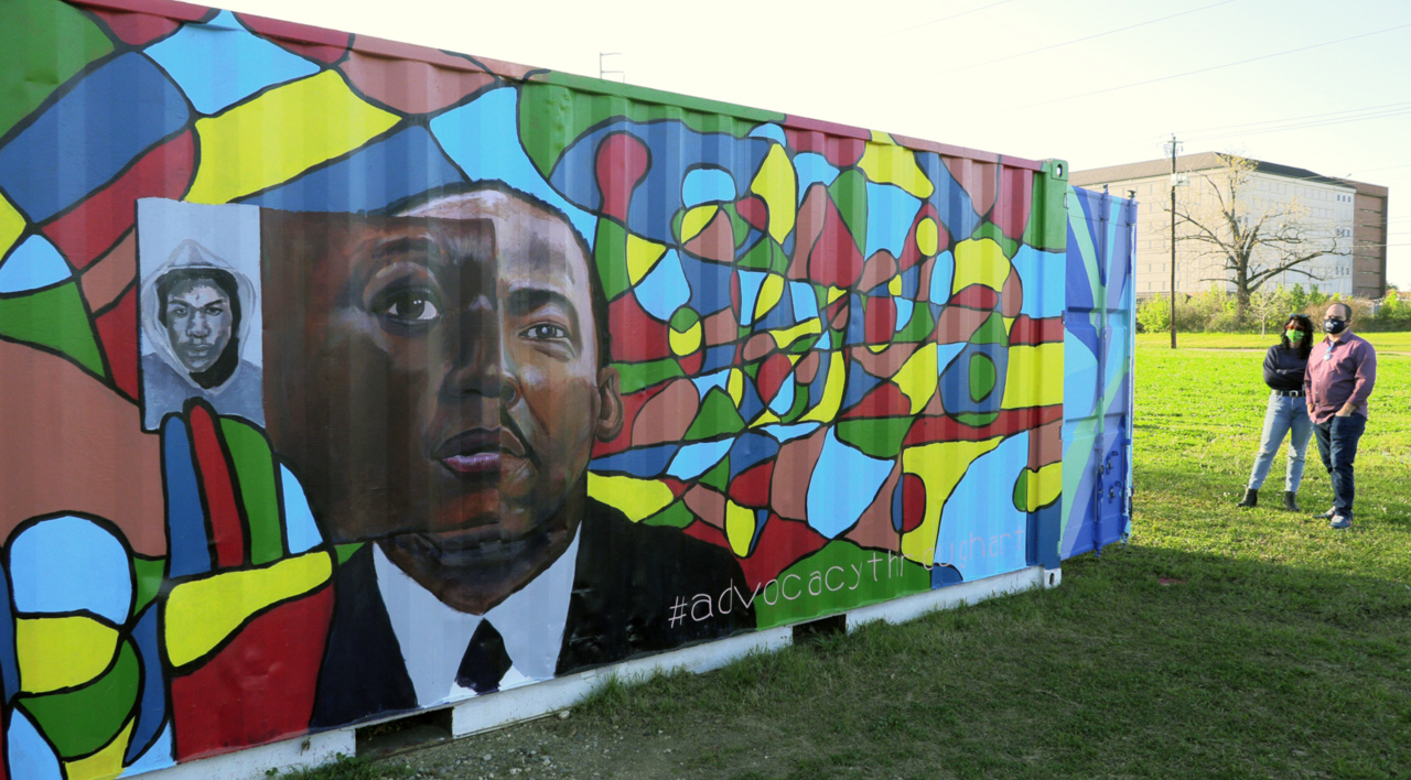 Public art project shines light on issues of social justice, racial equality