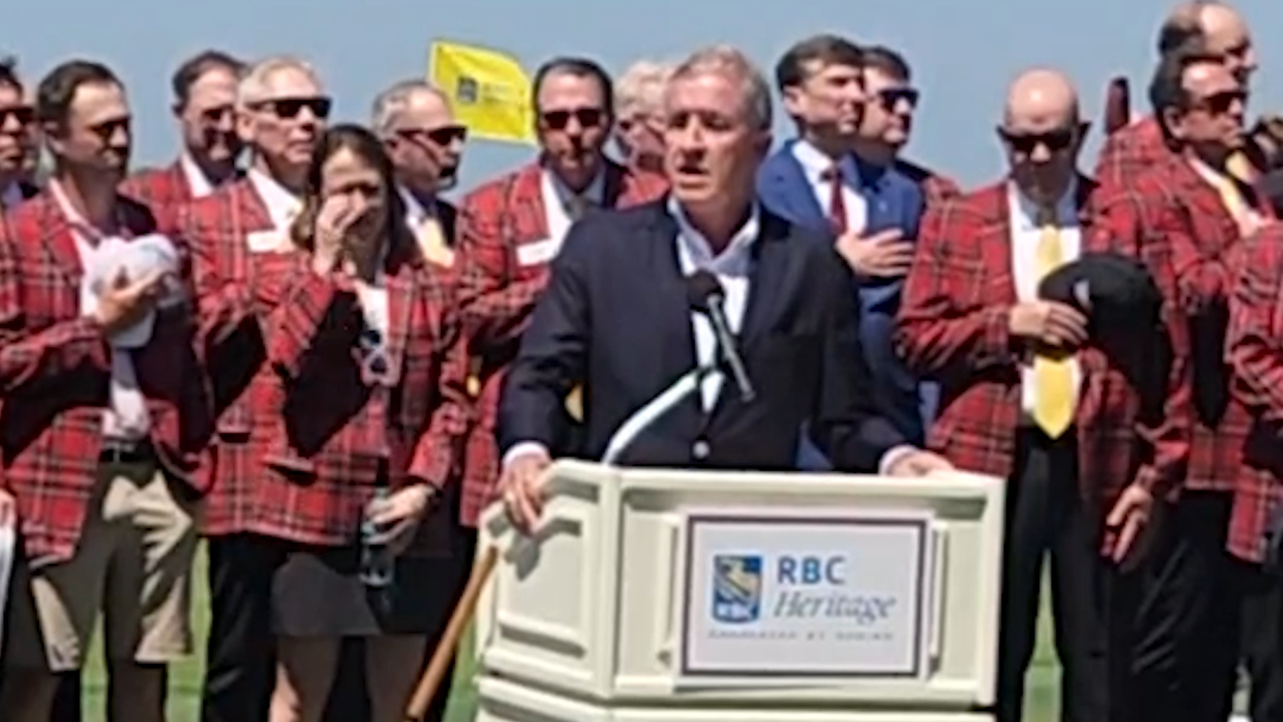 Fourth-generation farmer from rural SC sings the national anthem at RBC Heritage