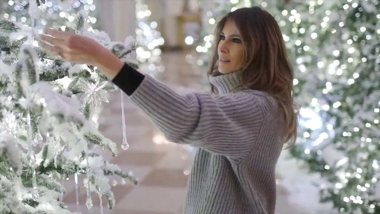 First Lady Melania Trump reveals White House Christmas decorations