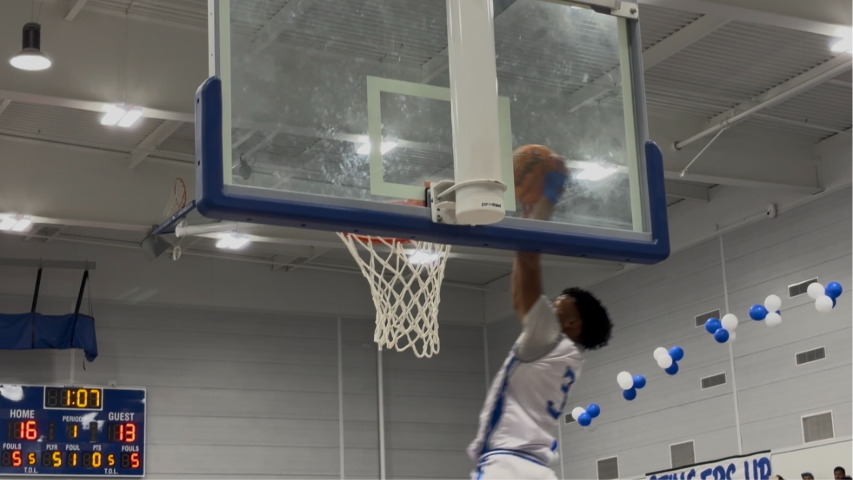 See high school basketball highlights between Sanger West and Monache