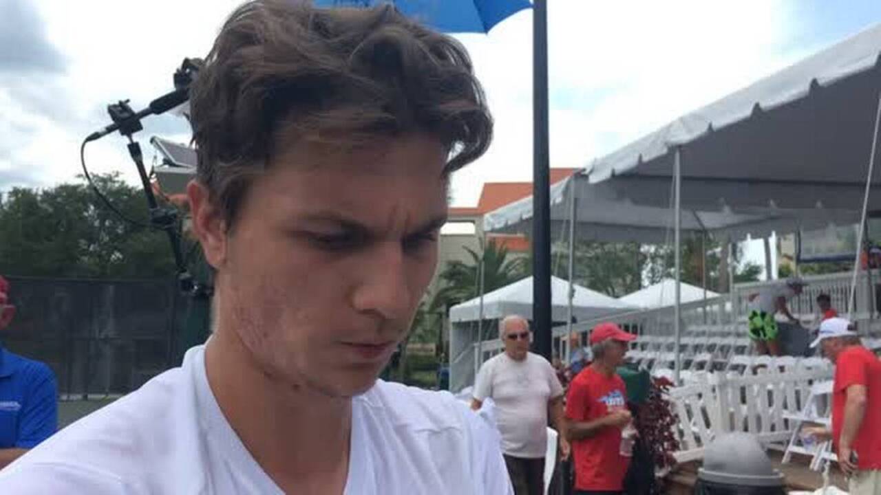 IMG Academy’s Miomir Kecmanovic is one of tennis’ fastest rising stars