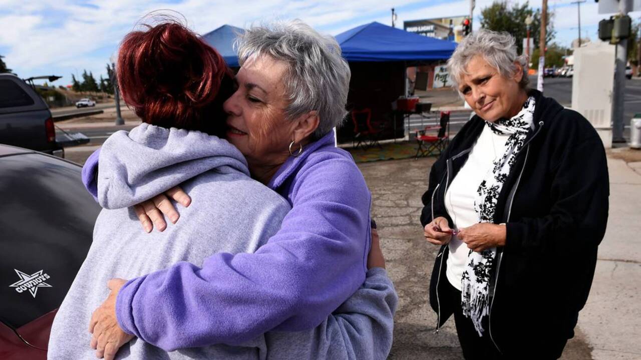 Sidewalk prayer tents for anyone who wants a prayer
