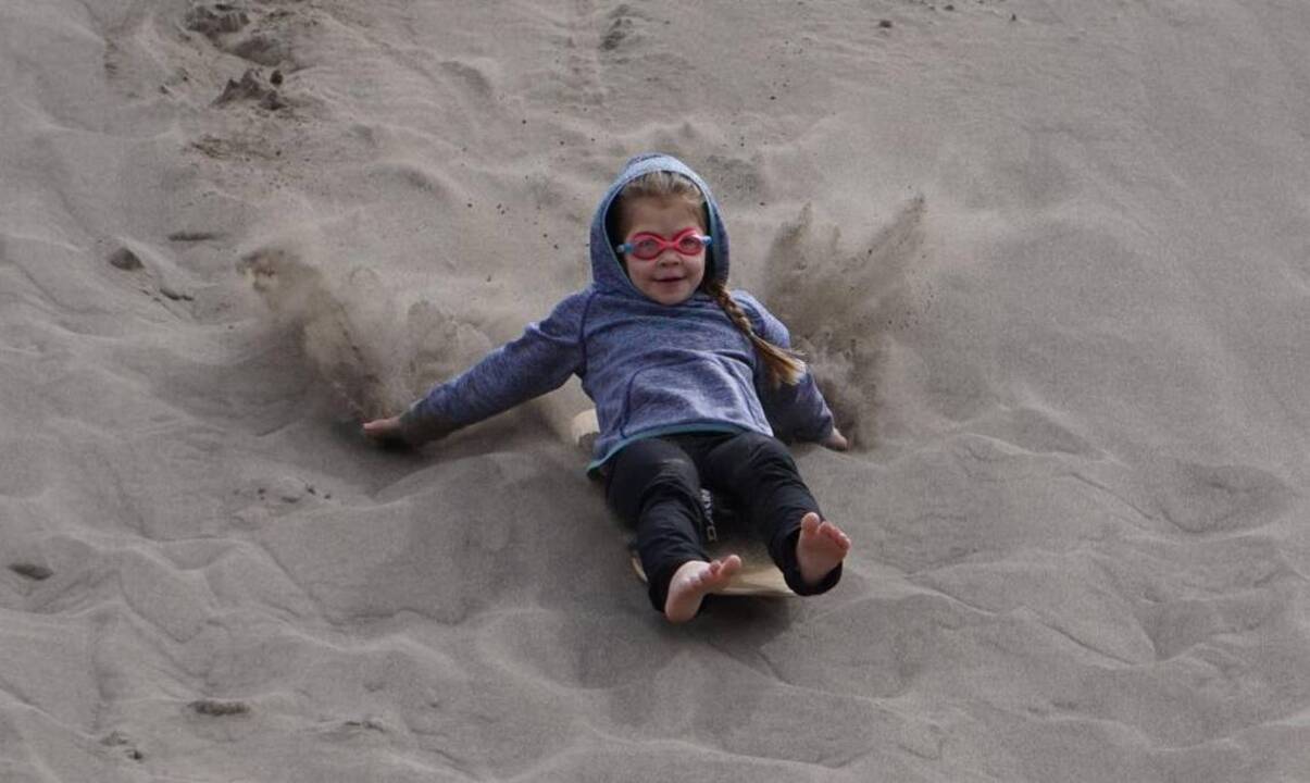 Sandboarding at Bruneau Dunes State Park
