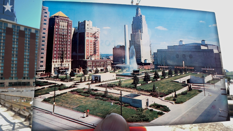 How Barney Allis Plaza got its name, and what’s that big smokestack doing there?