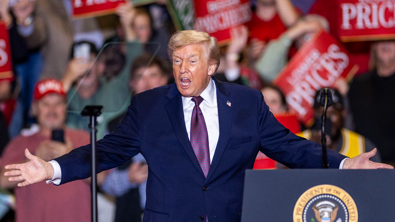 President Trump speaks in Rocky Mount, NC