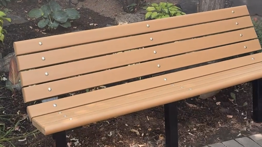 New benches bring new life to Kadlec’s Meditation Garden