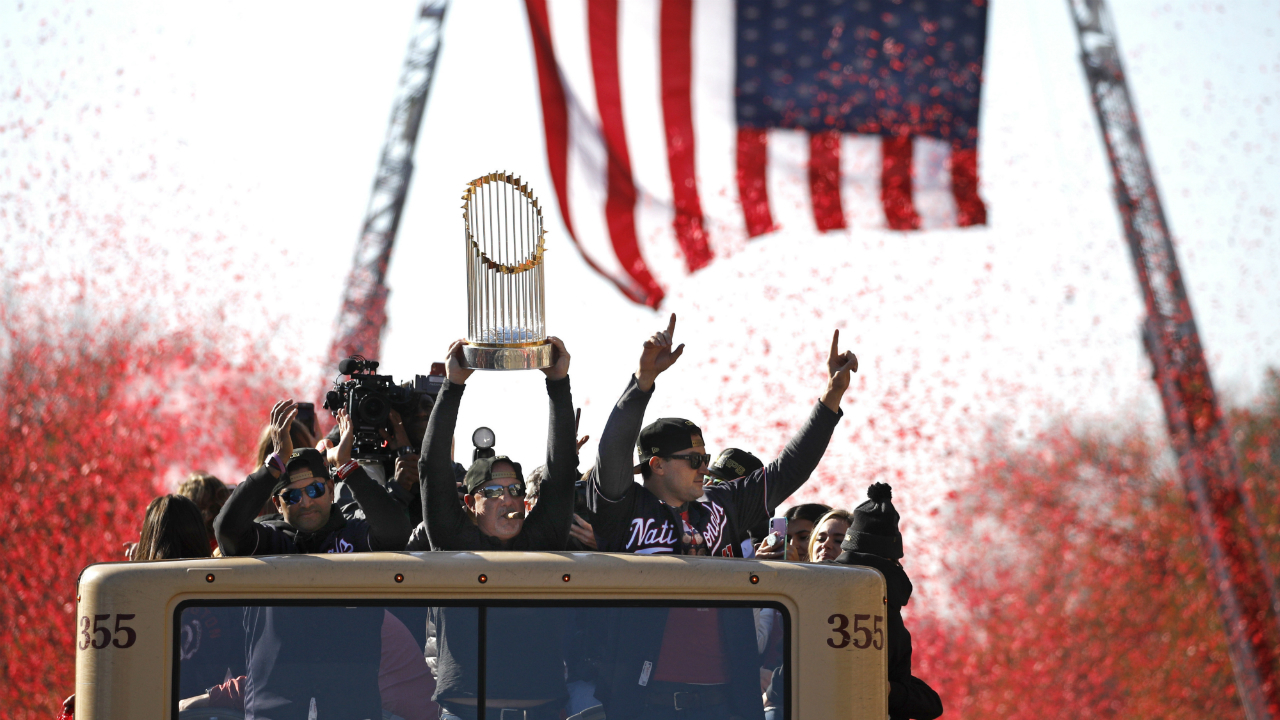 Nationals parade through DC in celebration of World Series title