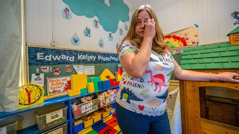 Listen to Edward Kelley preschool teacher speak about potential school closure