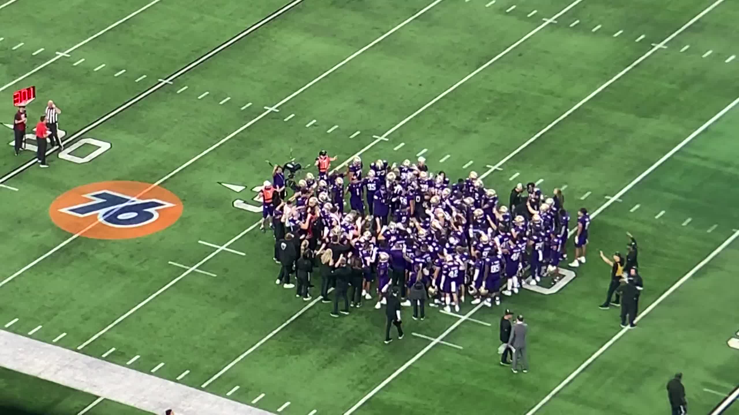 Michael Penix Jr. leads huge UW huddle, then Huskies past Ducks to Pac-12 title, playoff