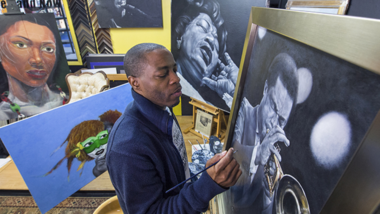 KCK artist struggles to stay insured as disease could rob him of his eyesight