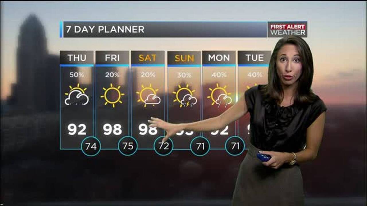 WBTV First Alert Weather forecast for 07.07.16