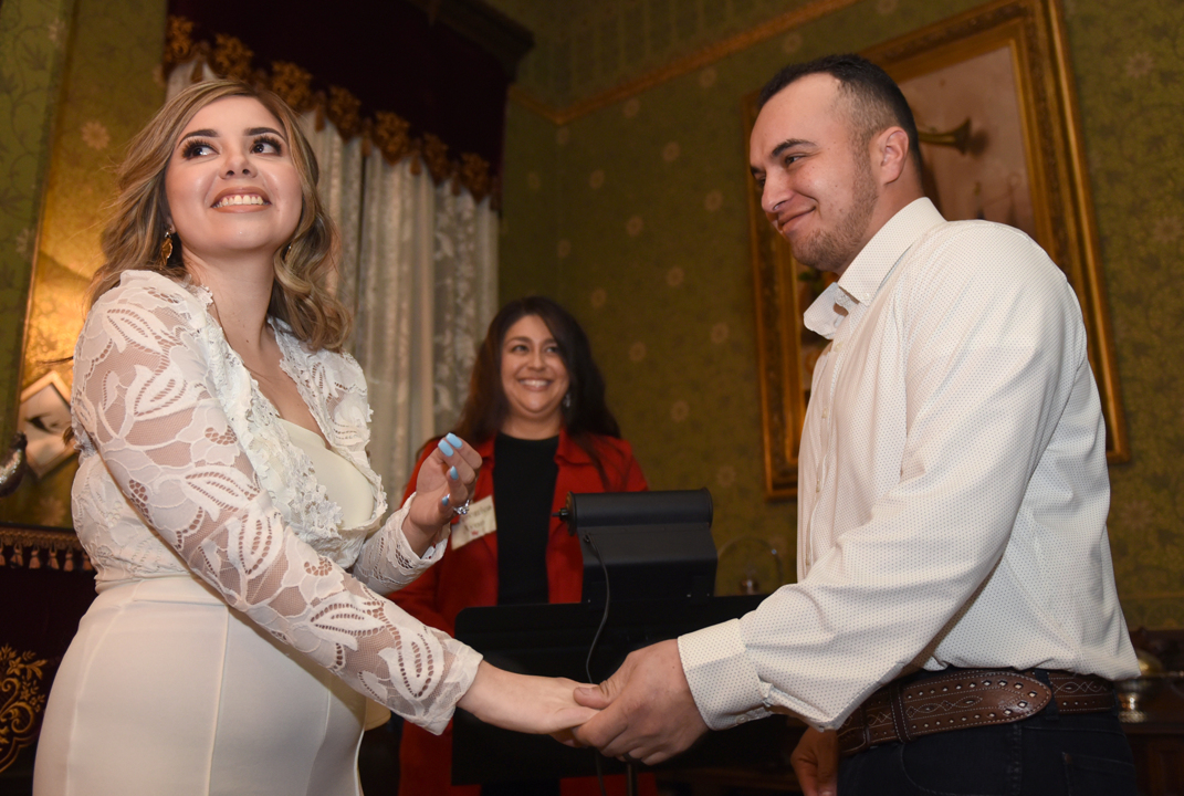 Watch couples tie the knot at California mansion