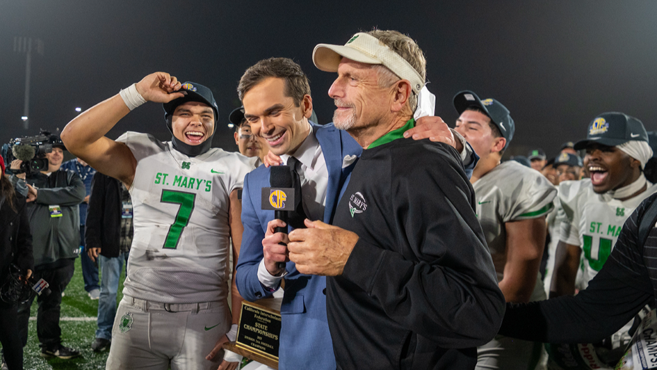 Listen to St. Mary's Rams coach reflect on state championship win for Stockton