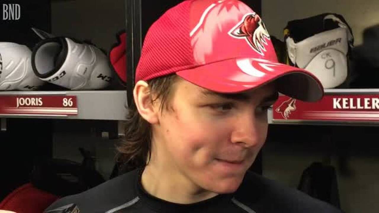 Swansea’s Clayton Keller makes NHL debut against Blues