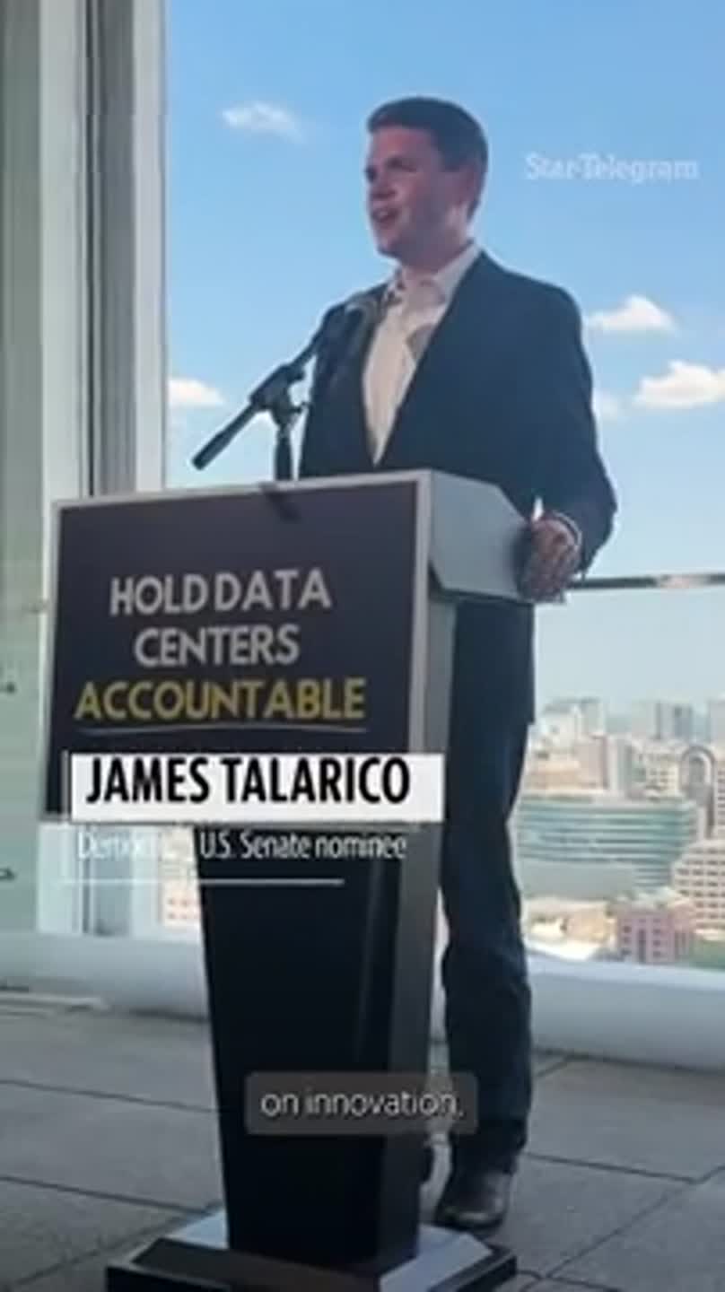 Here's Democrat James Talarico's plan for data centers as he bids for Senate