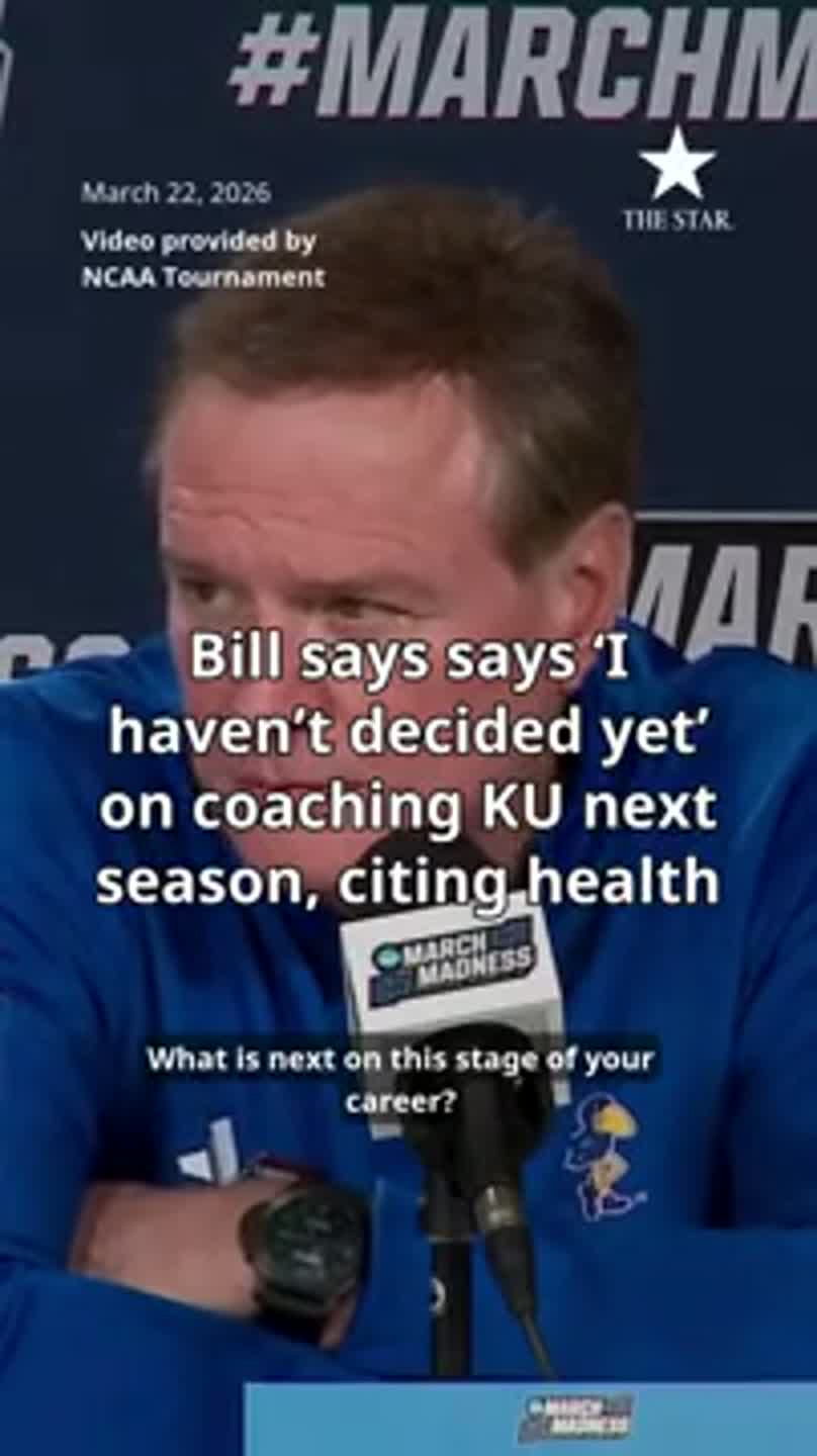 Bill Self says says ‘I haven’t decided yet’ on coaching KU next season, citing health