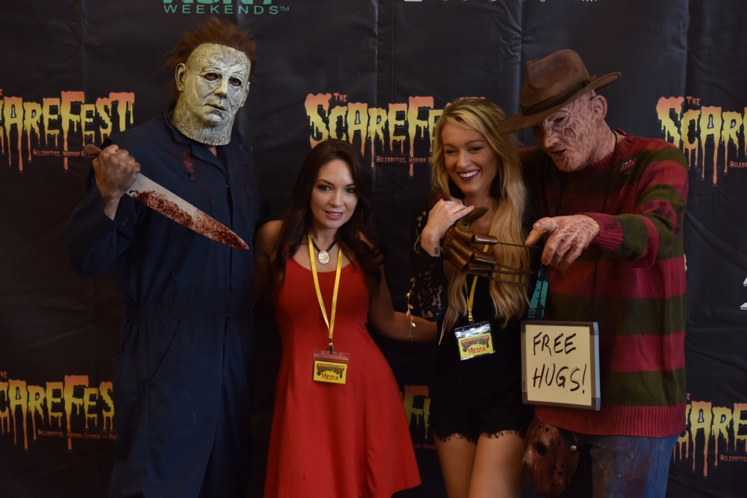 Jason meets Freddy and more on the ScareFest Black Carpet