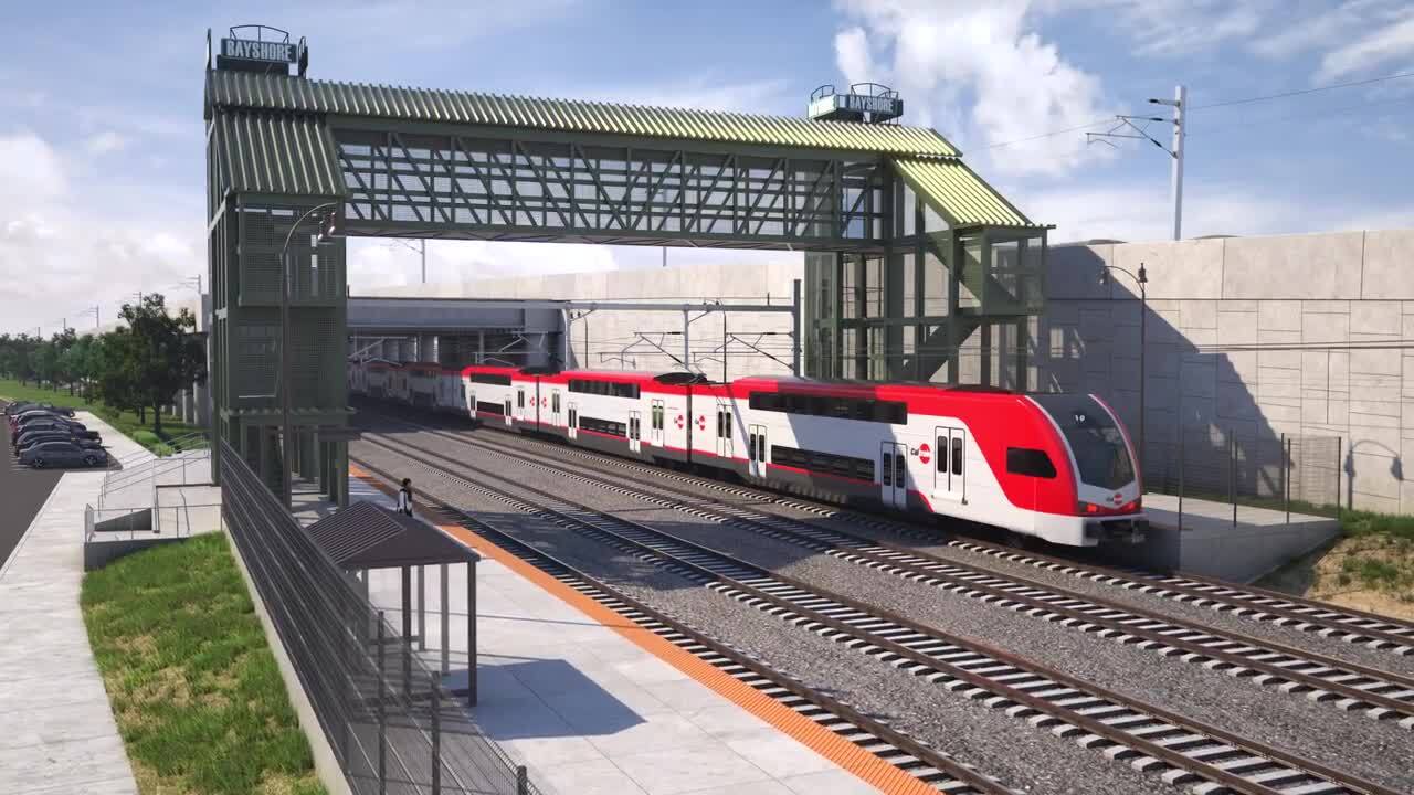Shared Caltrain/high-speed rail station