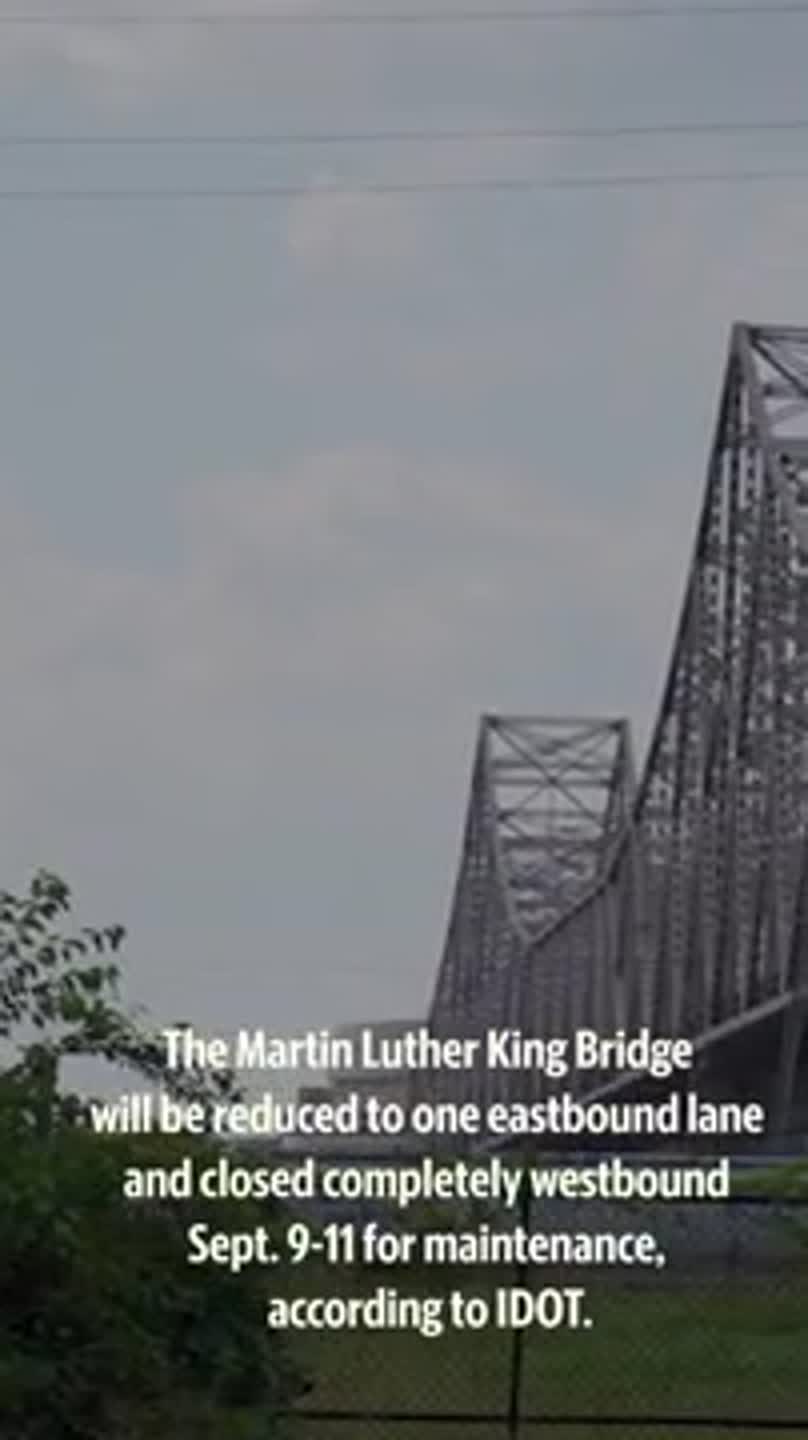 MLK Bridge to close Sept. 9 to Sept. 11