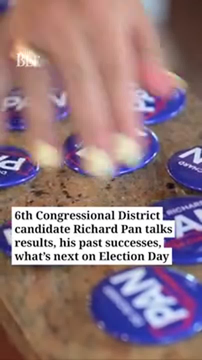 6th Congressional candidate Richard Pan talks on Election Night