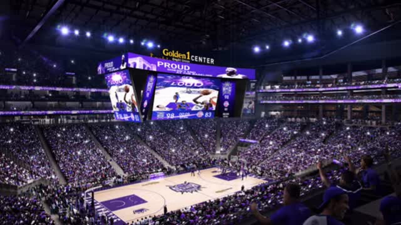 New Kings arena is supersizing the video board