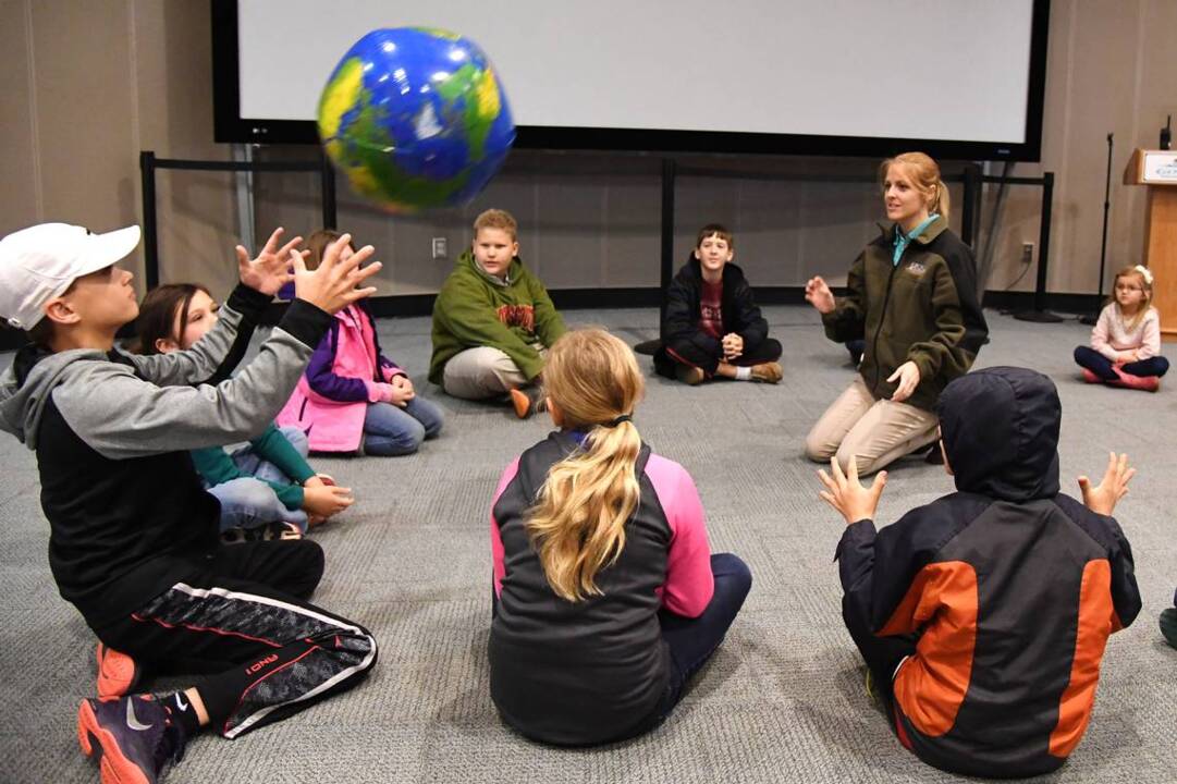 Home school students have classes at Go Fish Georgia Education Center in Perry