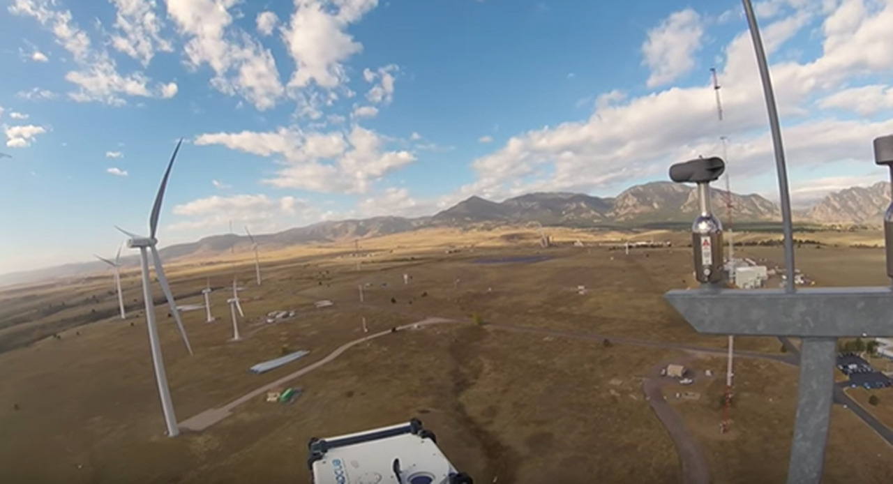 What it looks like to climb 270 feet to the top of a wind turbine