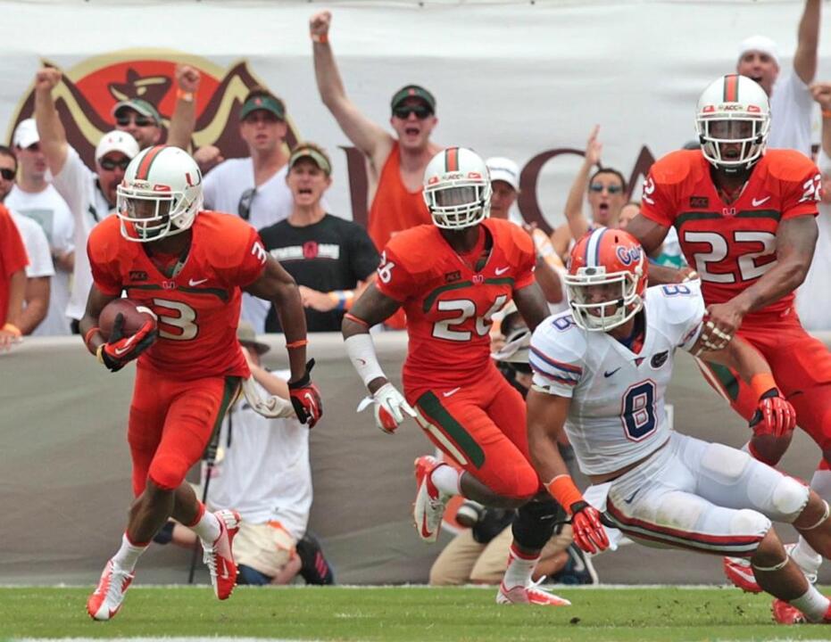 Miami Hurricanes discuss UM-UF rivalry