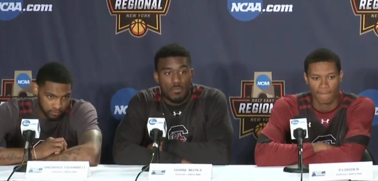 Thornwell, Notice and Dozier preview Baylor, talk about playing in New York City 