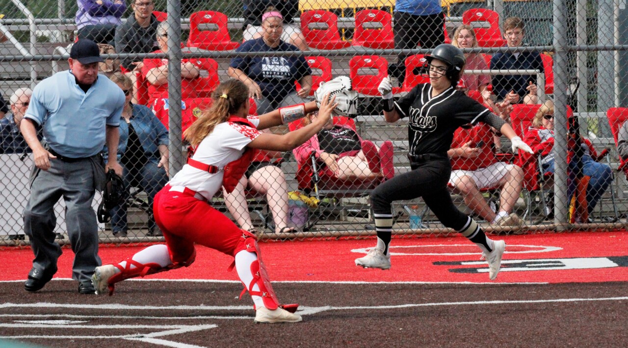 Maize South runs out of gas but proves worth, falls to champs in softball semifinals