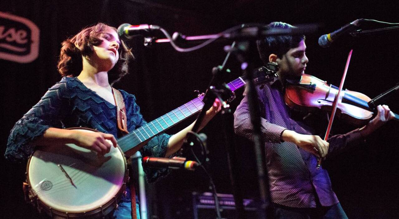 Uma and Giri Peters wow the crowd at IBMA's Shout and Shine Celebration of Diversity