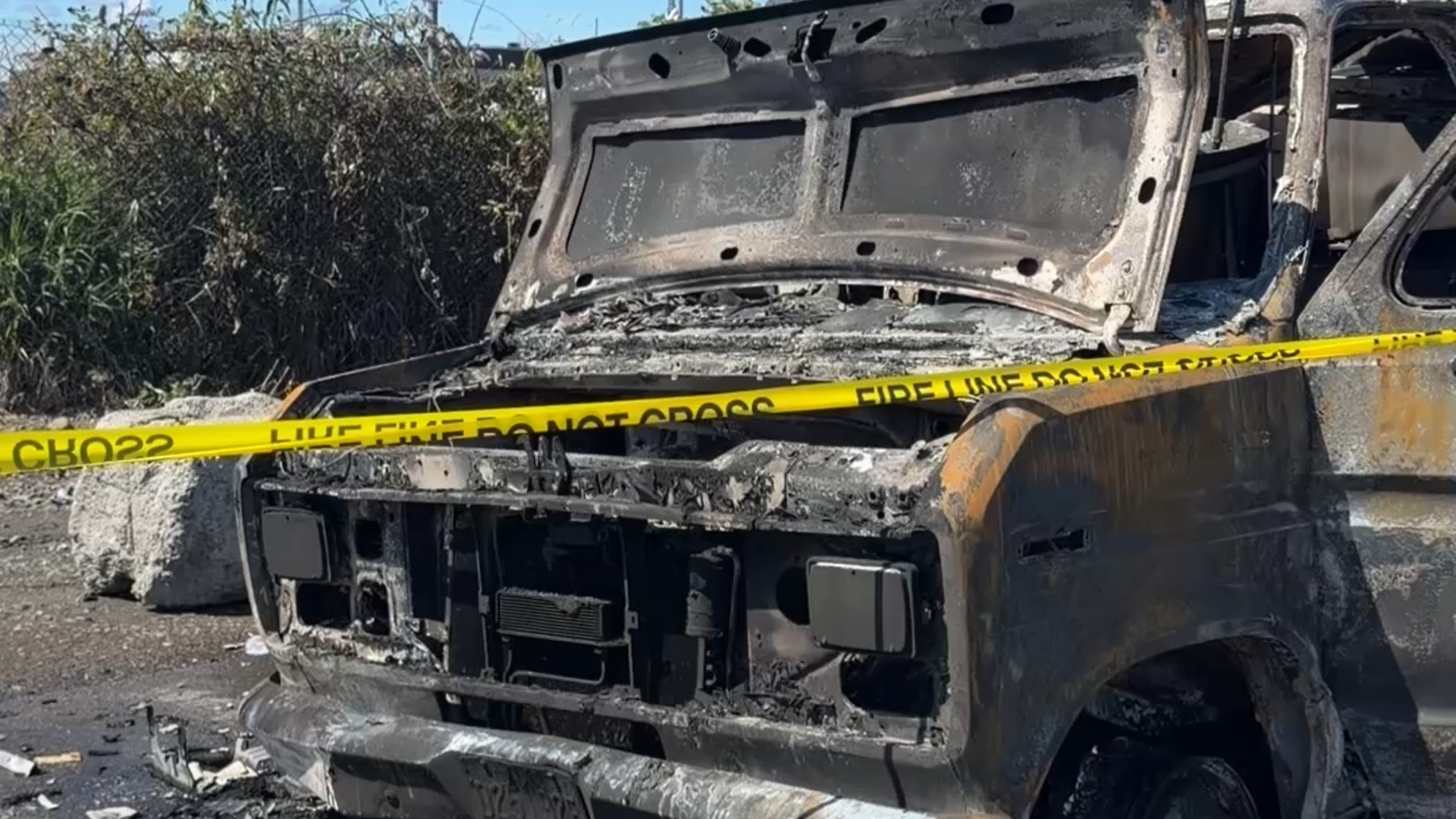 Box truck loaded with 'mixed hazards' catches fire on East Portland Avenue