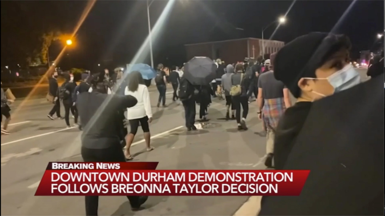 Downtown Durham businesses vandalized during Breonna Taylor protest ...
