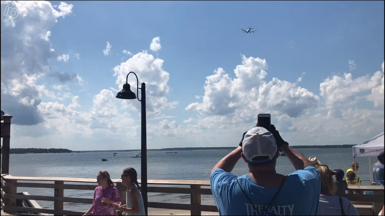 Boeing’s humongous Dreamlifter buzzes Harbour Town during Hilton Head’s RBC Heritage