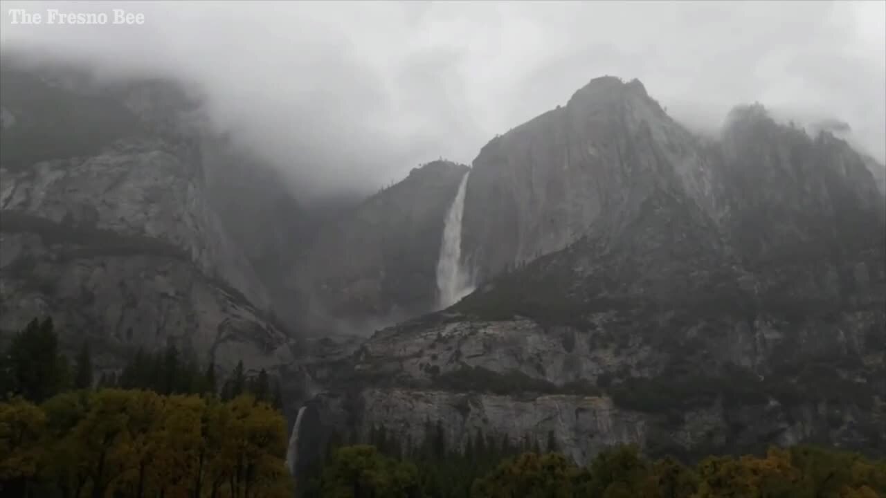 Turn it up: Watch Yosemite Falls roar back to life after rainstorm