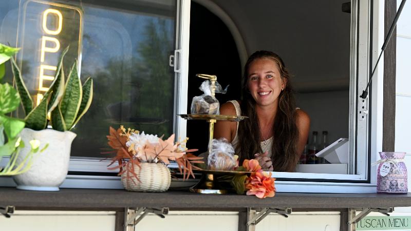 Tuscan Hills Coffee trailer rolls up in Parrish