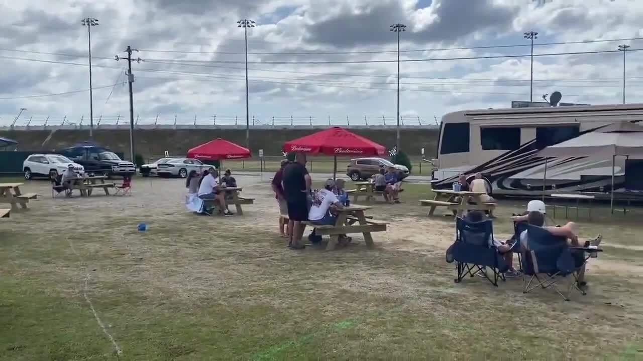 The sights and sounds outside of Darlington Raceway as NASCAR returns