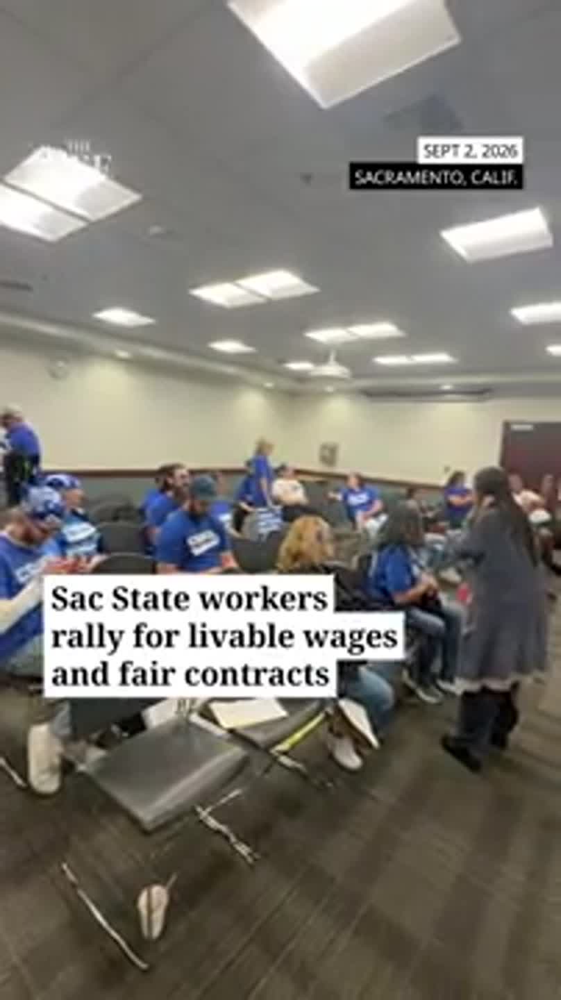 Sac State workers are rallying for better wages and fair contracts. Here's why