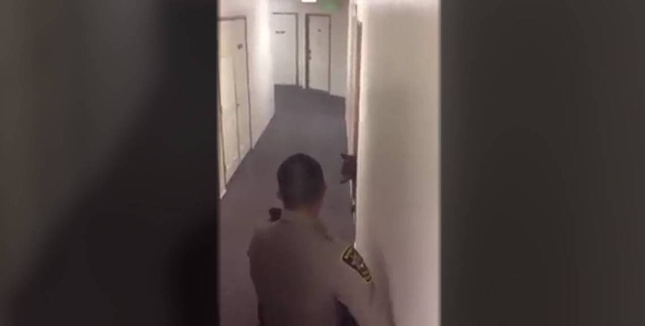 Suspect in apartment intrusion in hot pursuit of midnight snack