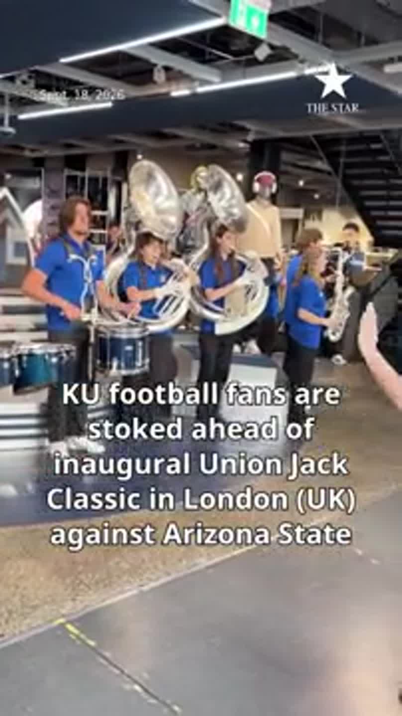 KU football fans are stoked ahead of inaugural Union Jack Classic in London (UK) against Arizona State