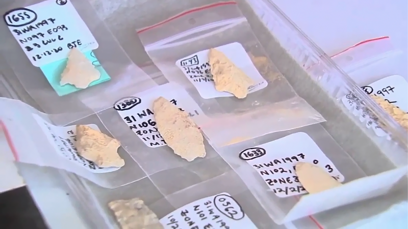 Jewelry, other prehistoric artifacts found before NC 540 built in southern Wake