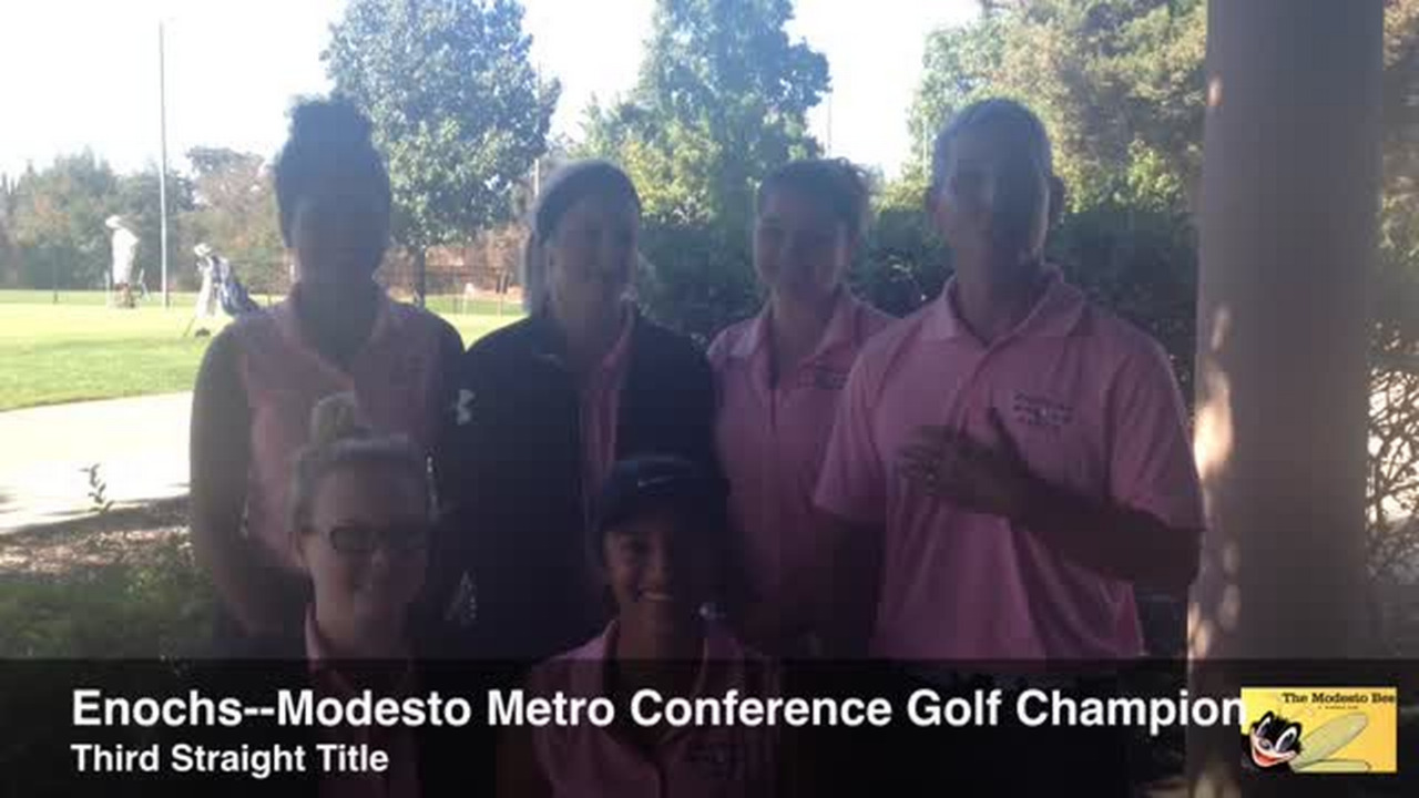 Enochs romps to third consecutive Modesto Metro Conference girls golf title