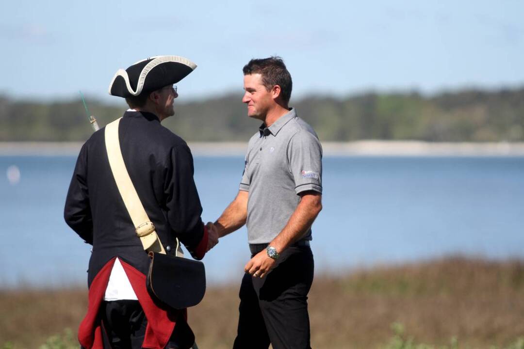 Arnold Palmer honored by grandson during RBC Heritage opening ceremony