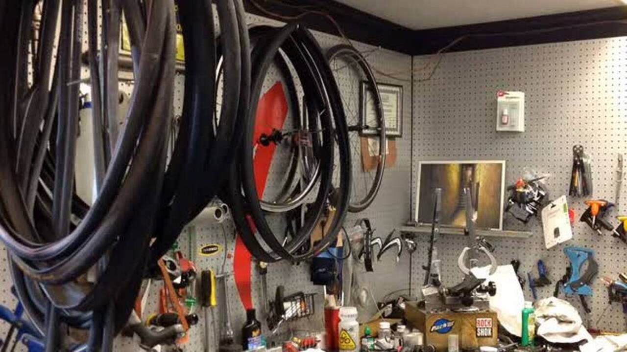For bike mechanic Byron Thornton, it’s the journey, not the money
