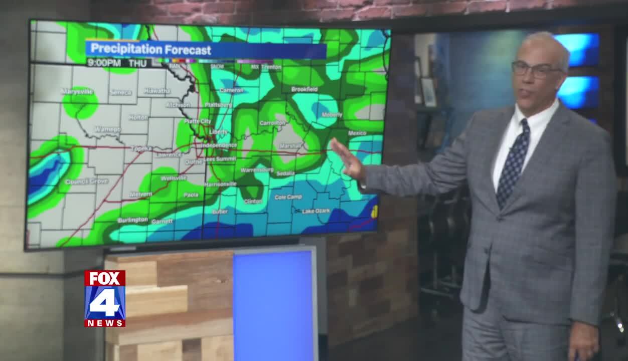 Cooler temperatures, rain expected later this week in the Kansas City area