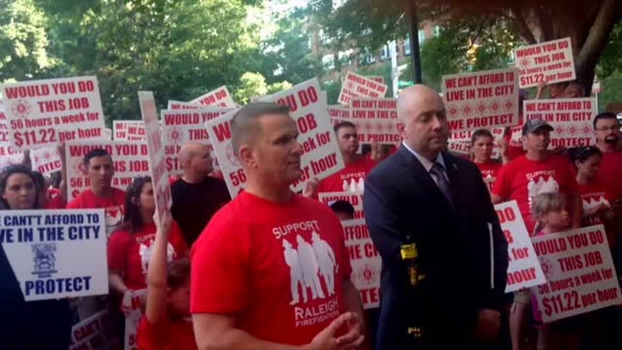 Raleigh public safety employees call for pay increase